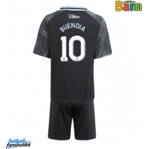 Aston Villa Emiliano Buendia #10 Bortedraktsett Barn 2025-26 Kortermet (+ Korte bukser)